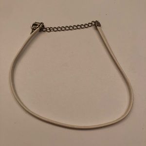 White leather choker from Iceland